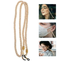 GOOHOCHY Braided Glasses Chain Holders Anti-Slip Sunglasses Strap Eyeglass Cord Glasses Neck String Eyewear Lanyard Retainer For Men And Women