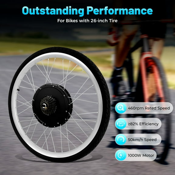 48V 1000W LCD Electric Bike Conversion Kit for Rear Wheel With 48W Controller