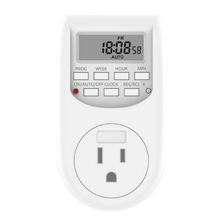 

US Plug-in Programmable Timer Switch Socket 50Hz with Summer Time Random Function for Kitchen Timer Switch
