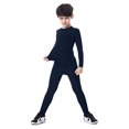 thumbnail image 1 of LANBAOSI Boys Athletic Base Layer Compression Underwear Set 2pcs Long John for Kids Unisex Size 12, 1 of 6