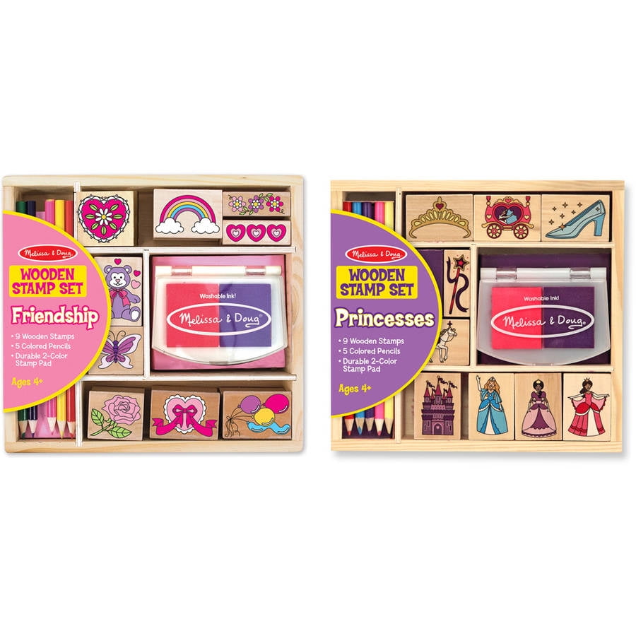 melissa and doug princess stamp set