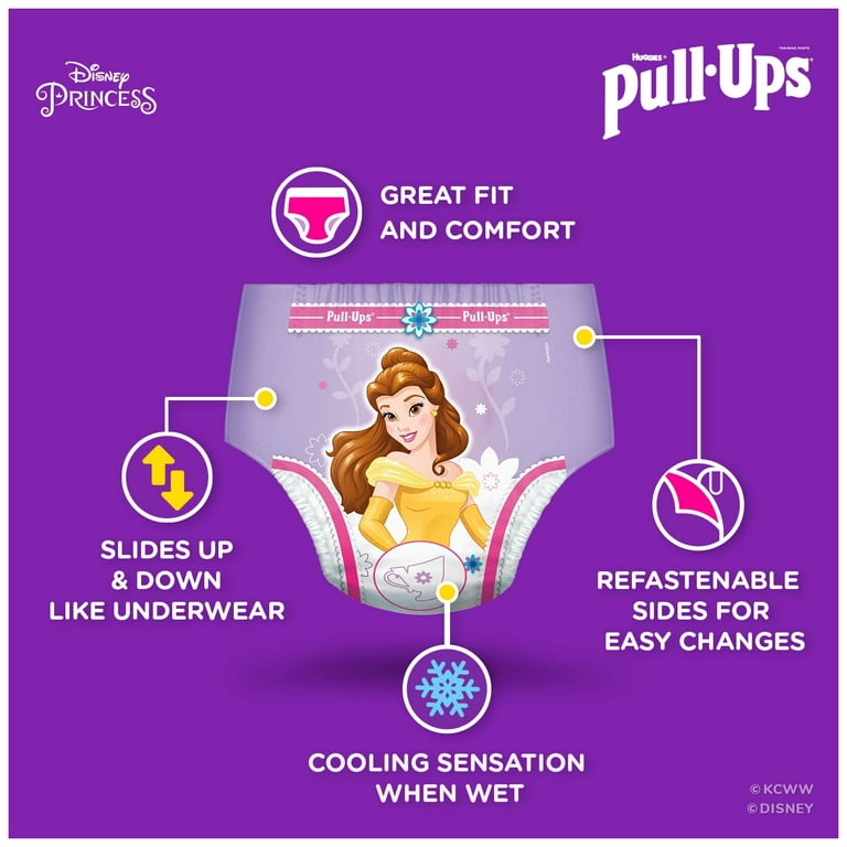 Pull-Ups Girls' Cool & Learn Training Pants, 2T-3T, 94 Ct - Walmart