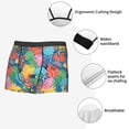 thumbnail image 3 of Gukieu Starfish And Algae Print Men's Boxer Briefs, High Elastic Moisture Wicking Boxer Briefs Underwear-Medium, 3 of 5
