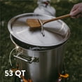 thumbnail image 4 of GasOne Stainless Steel Stockpot with Basket – 53qt Stock Pot with Lid and Reinforced Bottom –, 4 of 7