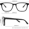 thumbnail image 3 of Blue Light Filter Glasses Without Strength Women Men Computer Glasses Blue Filter Gaming Gift, 3 of 5
