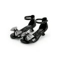 thumbnail image 4 of PatPat Girls Sandal Heels with Removable Bow, Flower Wedding Girls Dress Shoes for Little Big Kid, 4 of 6