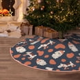 thumbnail image 5 of Sikiie Funny Dogs Nativity Christmas Tree Skirt, Jesus Christian Winter Holiday Tree Mat Decoration(30-48IN)36", 5 of 6