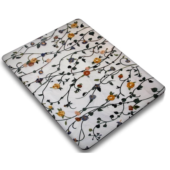 KSK KAISHEK Hard Shell Case for MacBook Pro 16" 2020-2019 A2141 + Black Keyboard Cover, Flower 1589