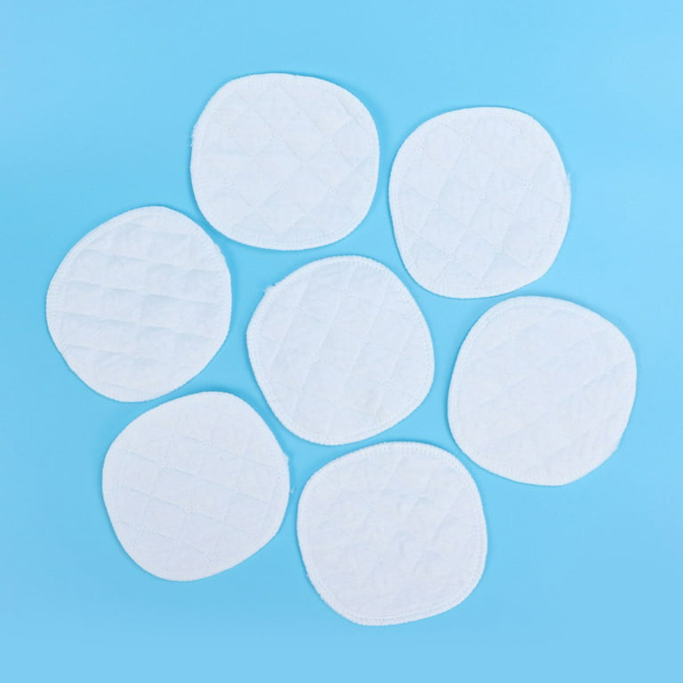 Ludlz Organic Washable Breast Pads 12Pcs 3-layer | Reusable Nursing Pads  for Breastfeeding Washable Quick Dry Women Nursing Breast Pad Baby Feeding