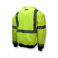 thumbnail image 2 of Radians SJ110B-3ZGS Class 3 Two-in-One High Visibility Bomber Safety Jacket, Medium, Hi-Viz Green, 2 of 7