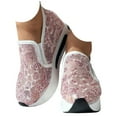 thumbnail image 3 of YLYL Sneakers for Women Floral Embroidery Fashion Breathable Wedge Hidden High Heels Slip on Walking Shoes, 3 of 8