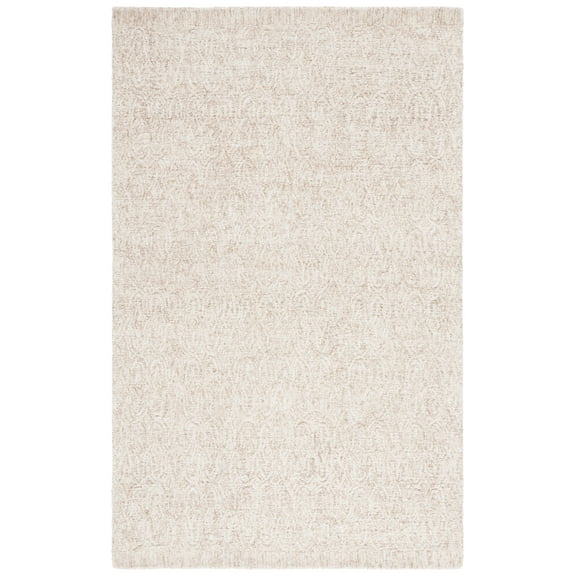 SAFAVIEH Pine Jessamine Solid Area Rug, Beige, 8' x 10'