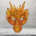 thumbnail image 3 of Máscara de mandíbula de dinosaurio de Halloween, máscara de dragón malvado de PU para club nocturno, juego de simulación, 3 of 8