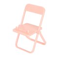 thumbnail image 1 of Soporte para teléfono para silla pequeña, soporte para teléfono móvil con forma de silla plegable, escritorio multiángulo para oficina, 1 of 8