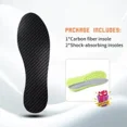 thumbnail image 2 of Carbon Fiber Insole for Men & Women Carbon Fiber Foot Plate Carbon 2pcs Fiber Shoe Insert- Rigid Support Turf Toe Morton Extension, 2 of 7