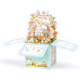 thumbnail image 4 of Jierger 3D Easter Pop‑Up Bunny Greeting Cards, Festive Blessing Cards with Blank Inner Page and Envelope, Spring Gift for Family, Friends and Loved Ones, 4 of 6