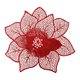 thumbnail image 1 of Mantel individual de PVC con forma de flor, impermeable, para comedor familiar, portátil, para cocina, restaurantes, fiestas en casa., 1 of 8