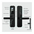 thumbnail image 4 of Wifi Digital Electronic Smart Door Lock with Biometric Camera IC Card Password Key Unlock for Home, 4 of 6