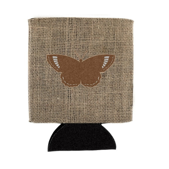 Butterfly Burlap and Brown BB1029 Can or Bottle Hugger