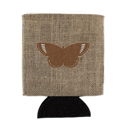 

Carolines Treasures BB1029-BL-BN-CC Butterfly Burlap and Brown BB1029 Can or Bottle Hugger Can Hugger multicolor