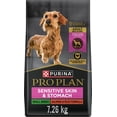 thumbnail image 1 of Purina Pro Plan Small Breed Sensitive Skin & Stomach Salmon & Rice Formula Dry Dog Food, 7.26-kg bag, 1 of 5