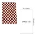 thumbnail image 3 of Chamoist Large Checkered Microfiber Bath Towel, 55" x 27.5" Quick Dry Thick Absorbent Towel, Soft Plush Lightweight Towel for Bathroom, Gym, Travel, 3 of 6
