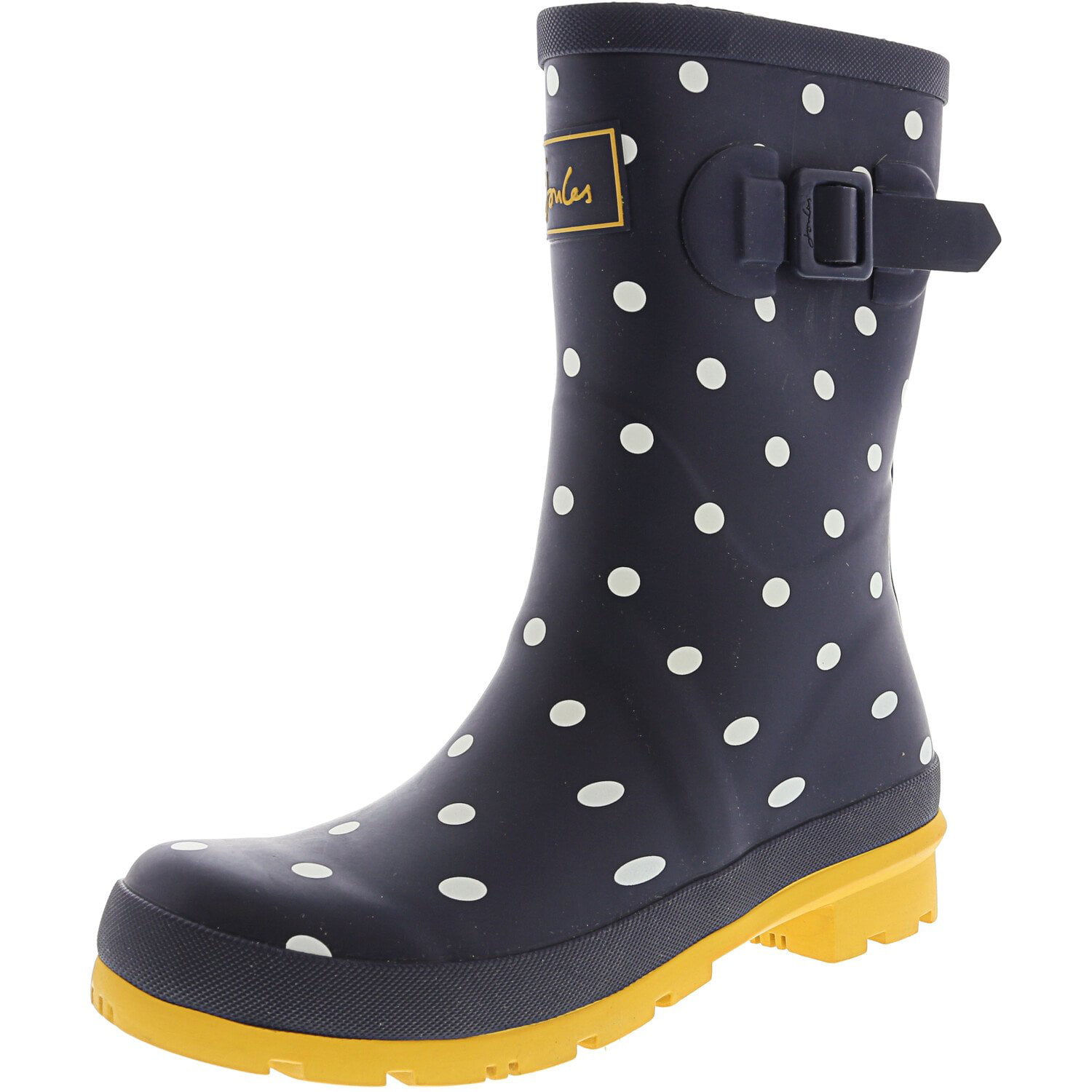 Womens Shoes Boots Ankle boots Joules Rubber Molly Welly Wellington Boots in Yellow 