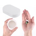 thumbnail image 4 of Unique Bargains 1 Pc 3 Compartments Pill Case Durable for Travel White, 4 of 6