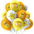 thumbnail image 3 of 10 globos de látex con forma de Mario Bros, decoraciones de cumpleaños, globos redondos con forma de dibujos animados, regalos de fiesta, suministros para fiestas, 3 of 4