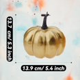 thumbnail image 2 of Halloween Artificial Fake Black Foam Pumpkins Autumn Fall Harvest Farmhouse Table Kitchen Thanksgiving Party Realistic Photography Props, 2 of 3