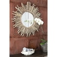 thumbnail image 6 of Creative Co-Op Round Driftwood Framed Sunburst Wall Mirror, Natural, 6 of 11