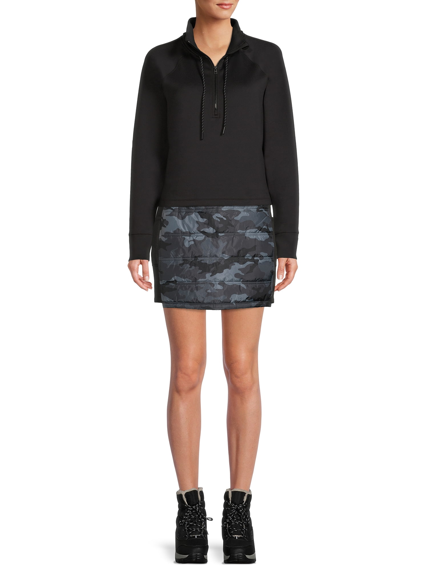 Camo skirt evereve top