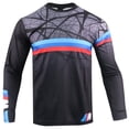 thumbnail image 5 of Camiseta de descenso de secado rápido de manga larga, diseño personalizado, sublimación, ropa de ciclismo de montaña, motocross, descenso para hombre, 5 of 5