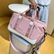 thumbnail image 2 of Bolsa de gimnasio deportiva Sunnimix 47x22x25cm rosa con compartimento para zapatos, 2 of 8