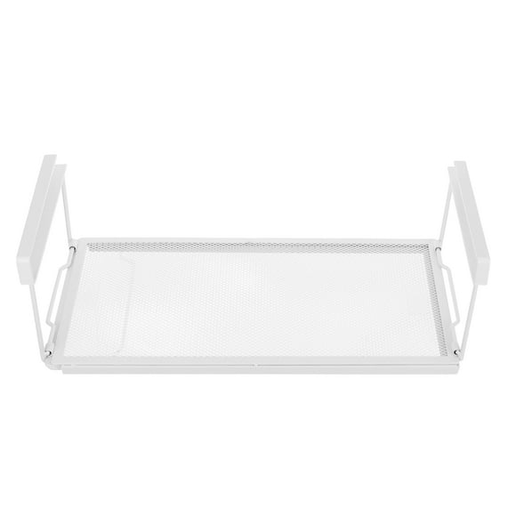 KAKOWELY Panier de Rangement sous Étagère Organisateur Extensible Panier Suspendu sous Armoire pour Garde-Manger Cuisine Placard Bureau Bibliothèque 15.24"X8.07"X5.12 Pouces