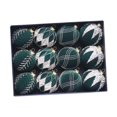 thumbnail image 3 of 12 bolas navideñas colgantes con estuche para guardarlos. Verde, 3 of 9