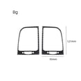thumbnail image 3 of Real Bright Soft Car Interior Carbon Fiber Sticker Decoration2Pcs Carbon Fiber Interior Side AC Air Vent Cover For Acura TSX 2004-08Auto Car Protection Interior Accessories, 3 of 8
