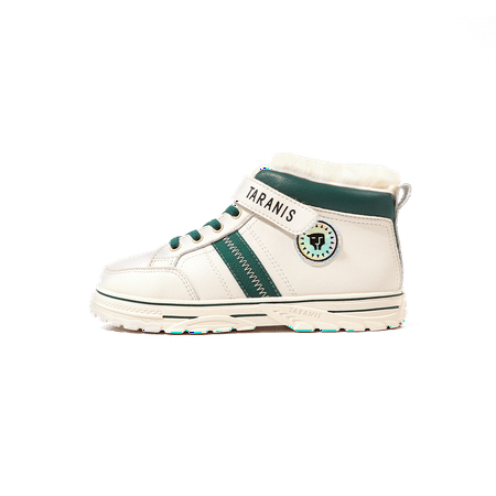 

TARANIS Kids Sneaker Soft-soled Anti-slip High Top Fleece Booties For Winter