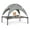 Light Gray, variant on AIZYT X-Large Elevated Dog Bed with Canopy for Large Dog, Waterproof 420D Oxford Indoor/Outdoor Dog Bed Support Up to 110 lbs, Portable and Durable Cooling Dog Bed for Camping or Beach, Navy Blue