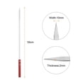 thumbnail image 2 of Uxcell 16pcs Metal Kebob Skewers 55cmx10mmx2mm Stainless Steel Flat Sticks with Wood Handle BBQ Barbecue Skewers, 2 of 5