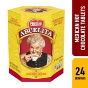 Nestle Abuelita Mexican Hot Chocolate Tablets Cinco de Mayo Food, 19 oz, Box, Instant