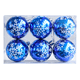thumbnail image 1 of Bola colgante de plástico con forma de copo de nieve navideño de 6 cm, bola colgante de copo de nieve para decoración navideña, 1 of 5
