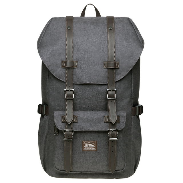 KAUKKO Laptop Outdoor Backpack, Traveling Rucksack Fits 15.6 Inch Laptop(23-Coffee)