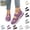 Purple, variant on Mfakffe Orthopedic Shoes for Women Summer Casual Non Slip Slip on Arch Support Sneakers Dressy Lightweight Mesh Closed Toe Shoes (Black)