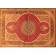 thumbnail image 1 of Ahgly Company Indoor Rectangle Medallion Orange Traditional Area Rugs, 3' x 5', 1 of 1