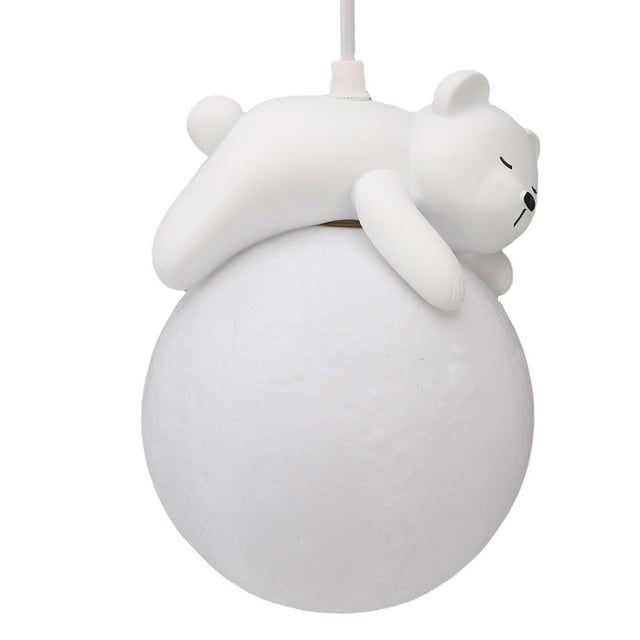 Lámpara Colgante De Techo, Luz Colgante De Luna Suave Innovadora Para Fuente De Luz G9 Para Dormitorio