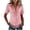 Pink, variant on Hurxie Women's Vintage Western Cowgirl Suede Shirts Long Sleeve Button Down Slim Fit Fringe Shirts Tops Coffee,L