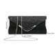 thumbnail image 4 of Btafrte Bolso Tipo Sobre Con Cadena Y Lentejuelas Bolso Noche Precioso Monedero para Banquetes (negro), 4 of 6