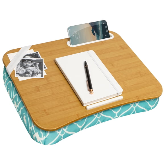 Mesa portátil para laptop LapGear Designer Aqua Trellis para laptops de 15,6"