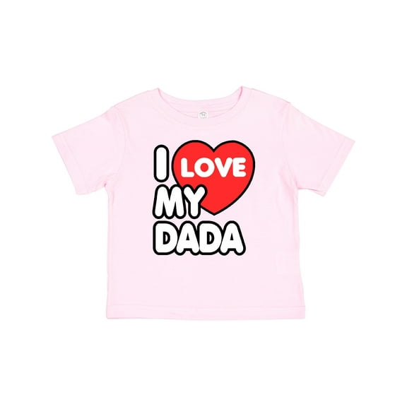 Inktastic I Love My Dada Boys or Girls Baby T-Shirt